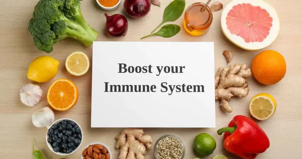 Which food increases immunity in a child